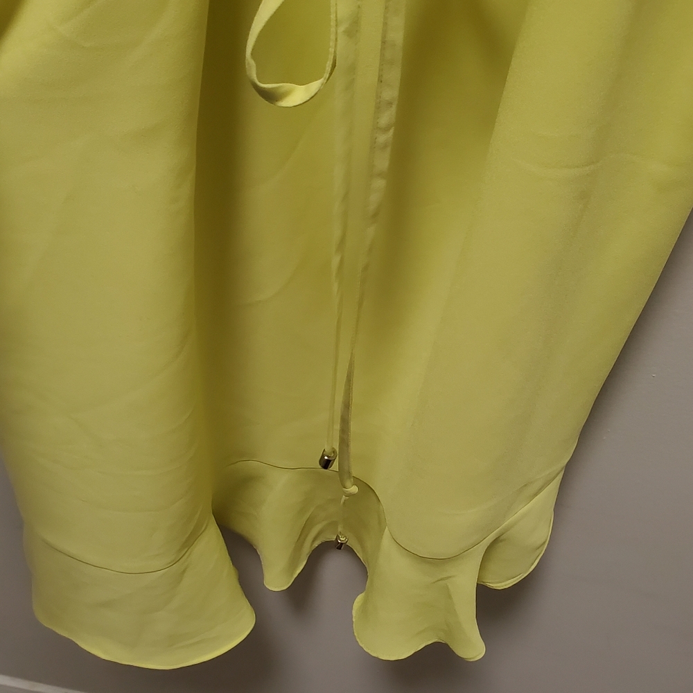 Oasis | Neon | Ruffle Asymmetrical Dress - Picture 2 of 7